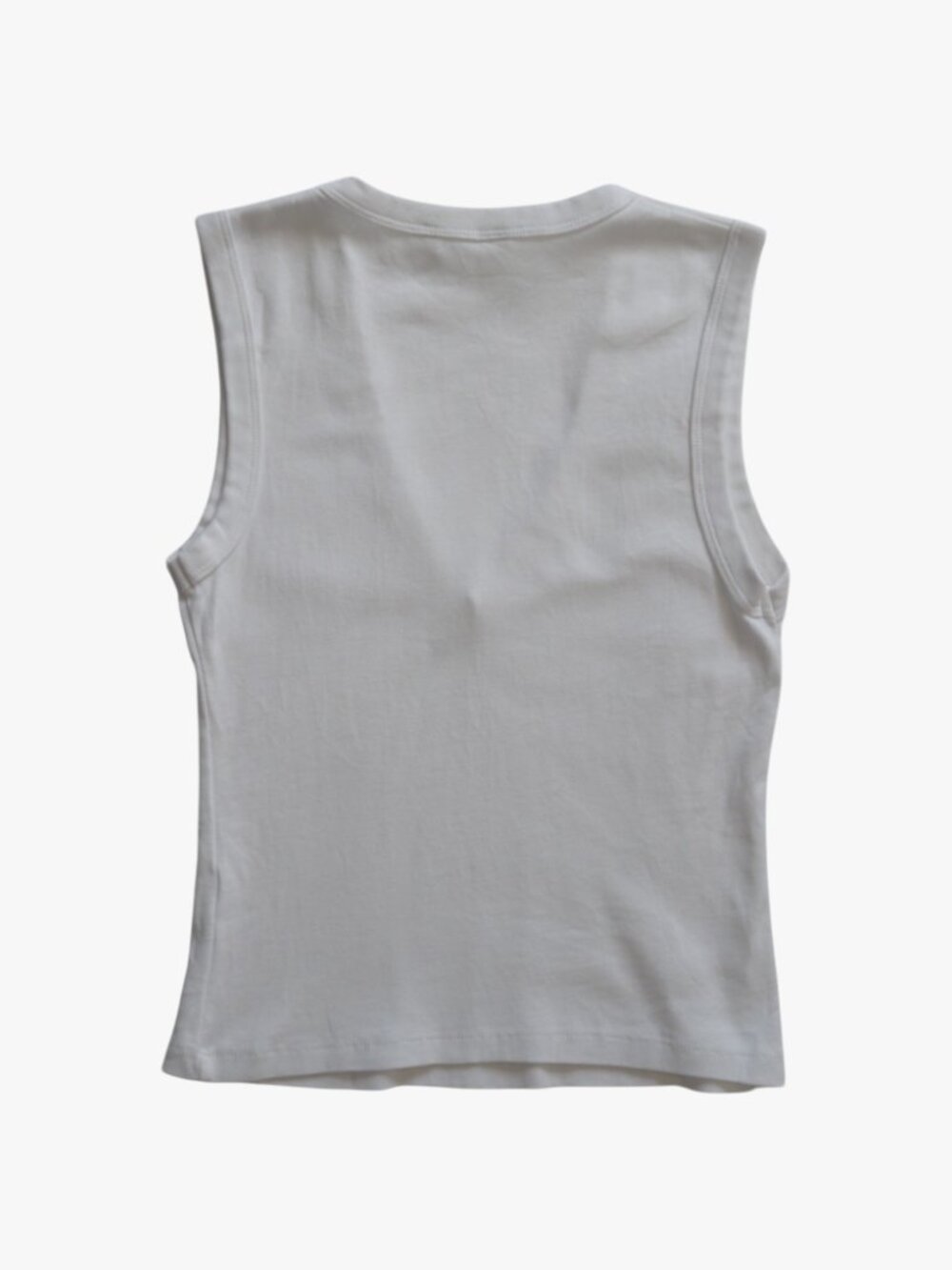 ZARA | 100% COTTON V-NECK TANK TOP - Picture 3 of 3